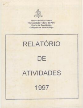 Relatório de atividades anuais do Colegiado do curso de Meteorologia de 1997