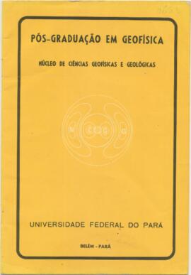 Livreto de divulgação do Programa de Pós-Graduação e das pesquisas no setor de Geofísica